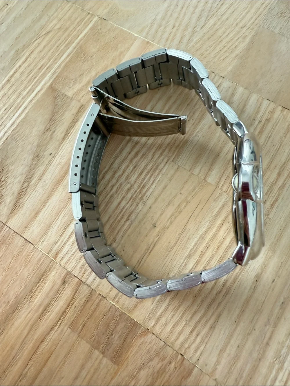 Adesso Roman numerals stainless steel watch NEW BATTERY